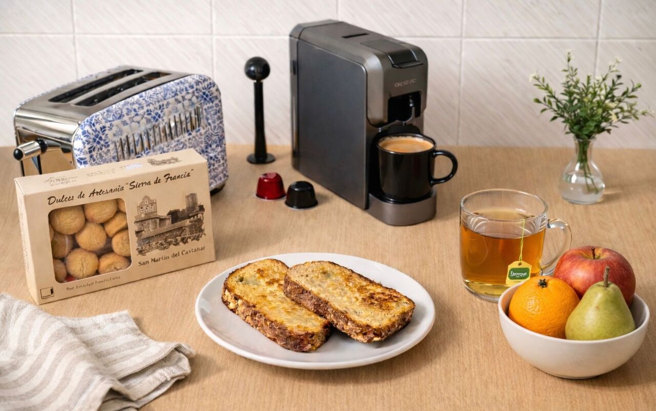 Desayuno en la Casa Rural Los Nietos de Pura
